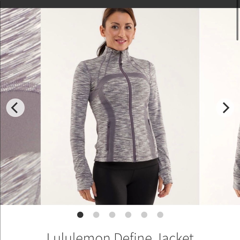 Lululemon Define Jacket - size 6 in Magnum